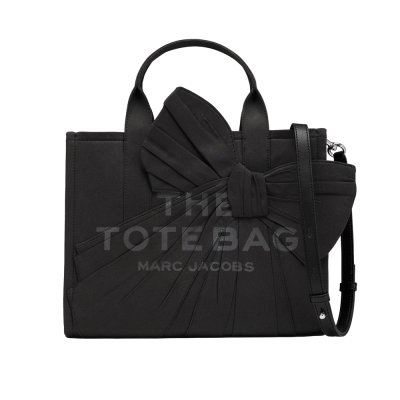 THE OVERSIZED BOW DETAILED MEDIUM TOTE BAG